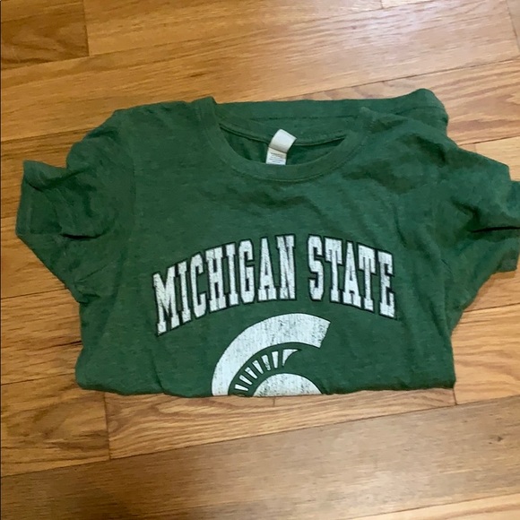 Green and white Michigan State tee - Picture 4 of 4